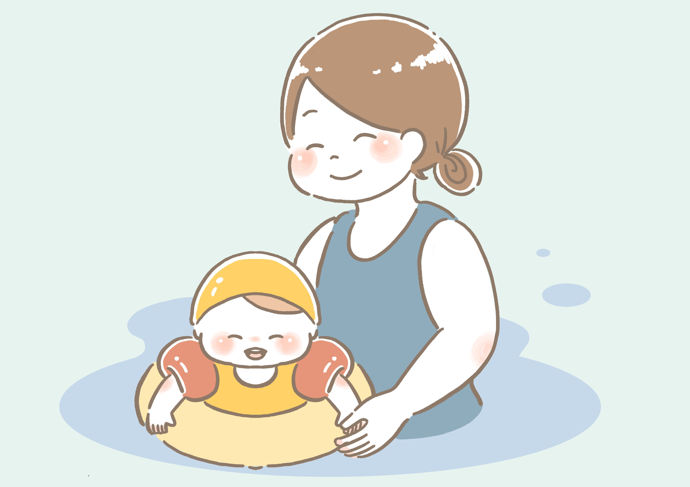 赤ちゃんと公共プールデビューしよう！