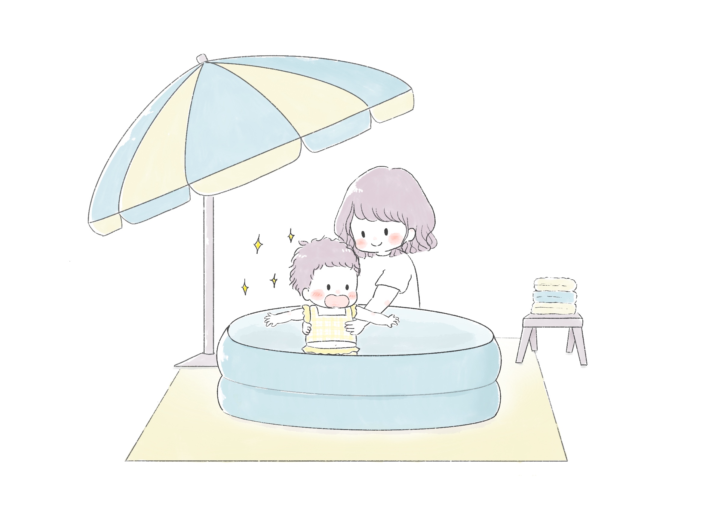 水遊びを始めるタイミングと注意点