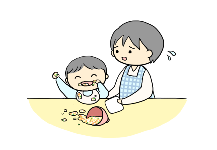 遊び食べをやめないときの対処法