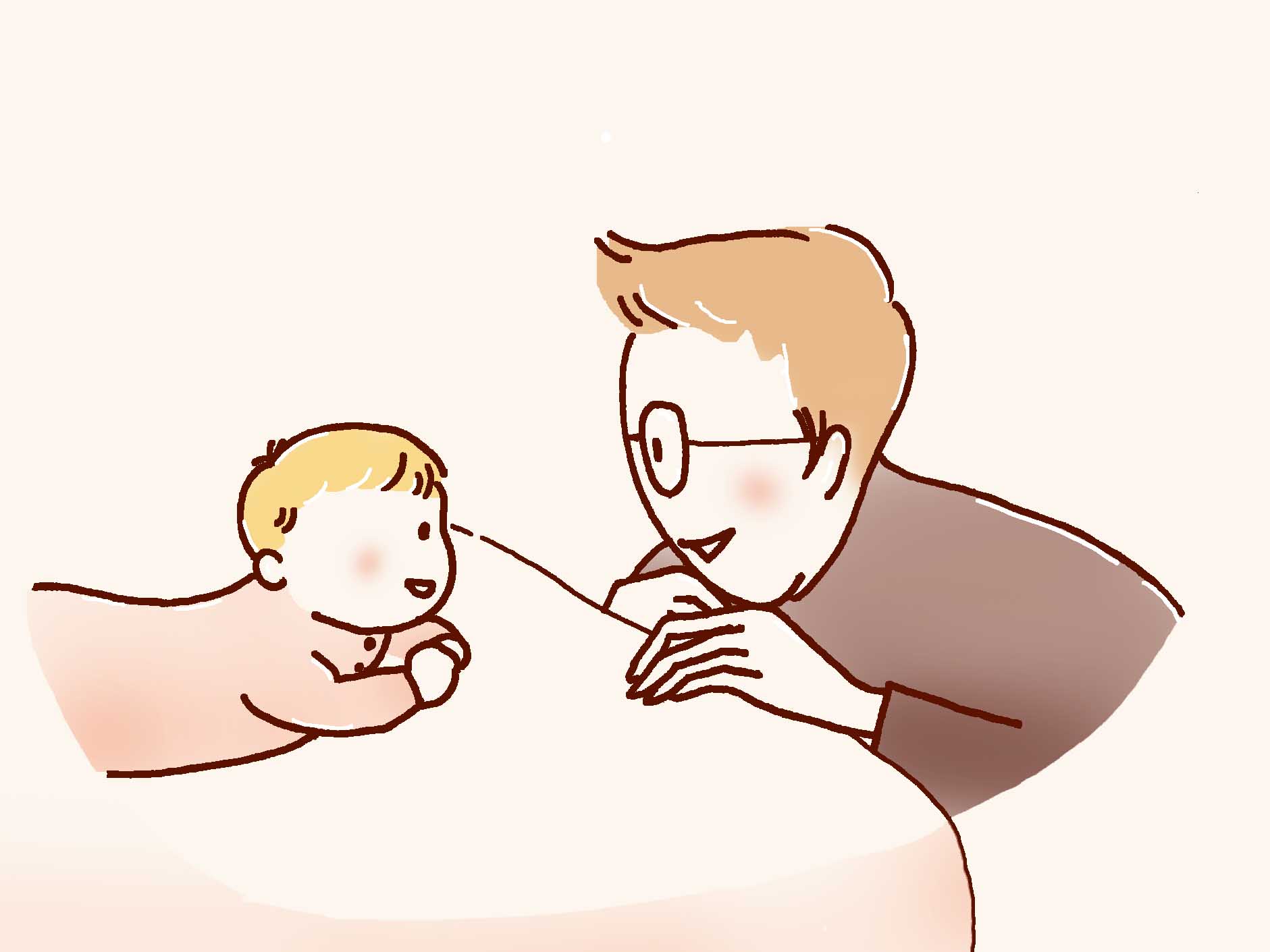 赤ちゃんと喃語でコミュニケーション