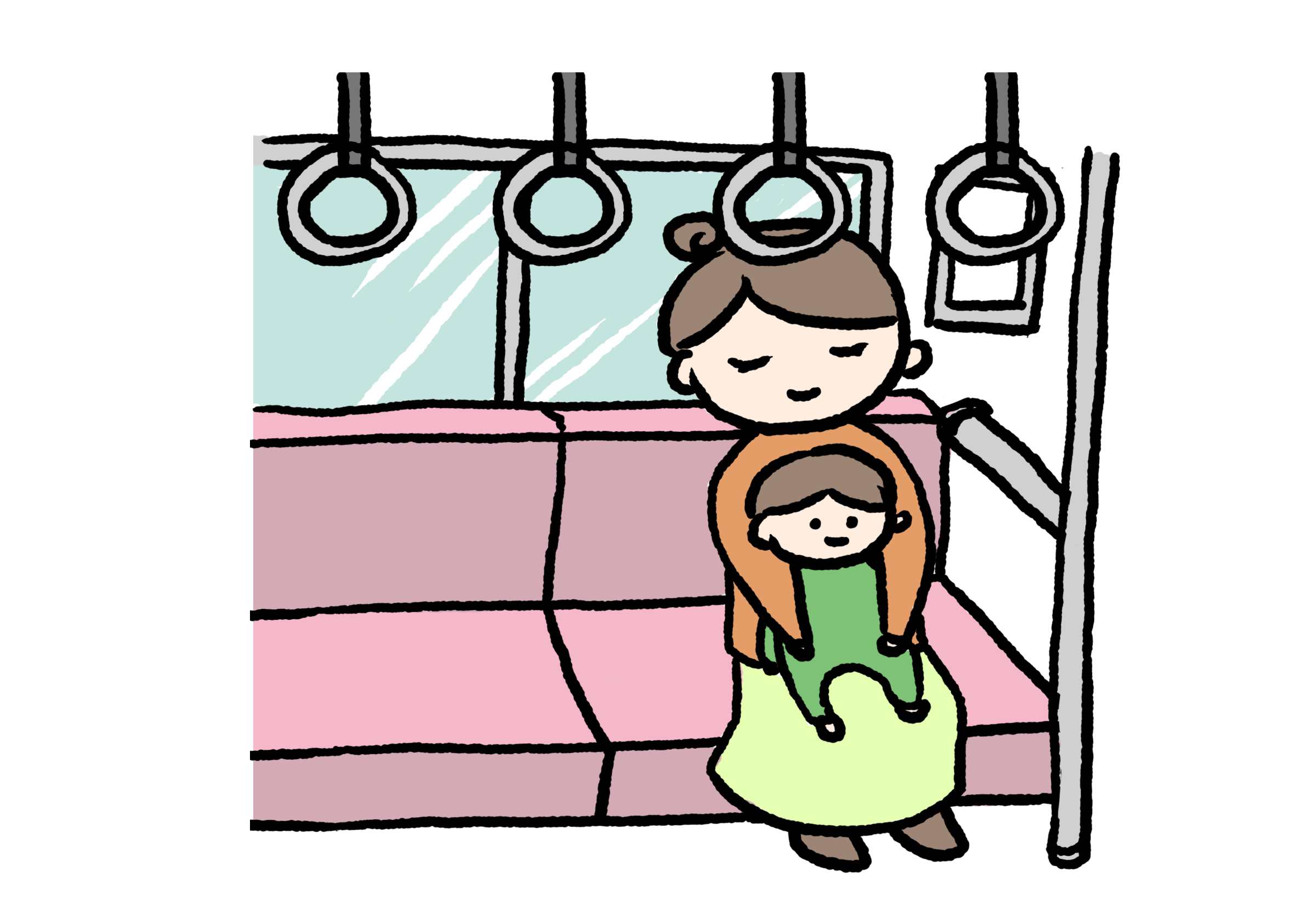 赤ちゃんの乗り物デビュー