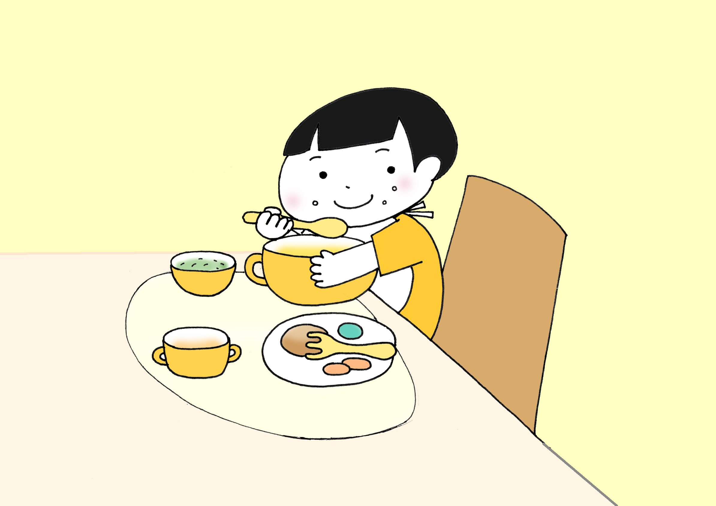 手づかみ卒業のタイミング