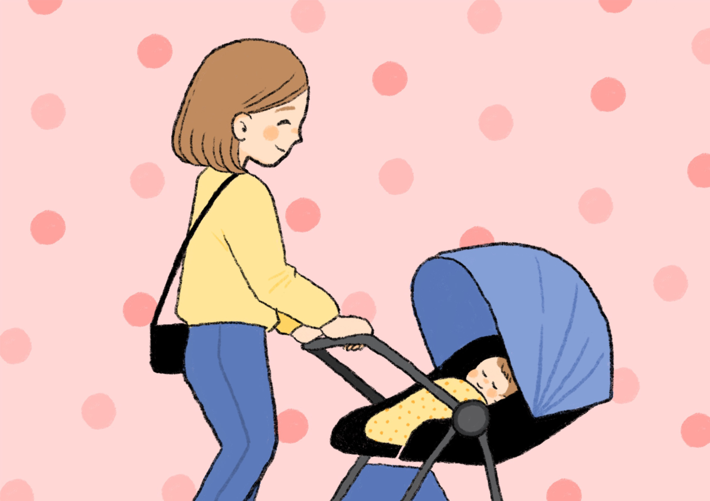 新生児のお散歩いつから？メリットと注意点