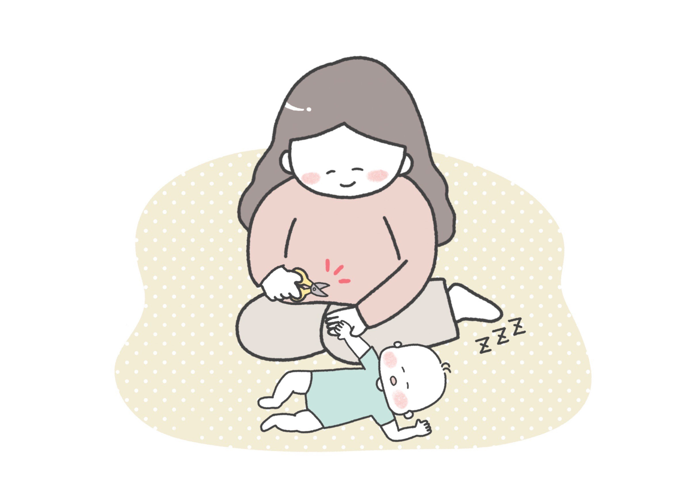 赤ちゃんの爪のケアの方法