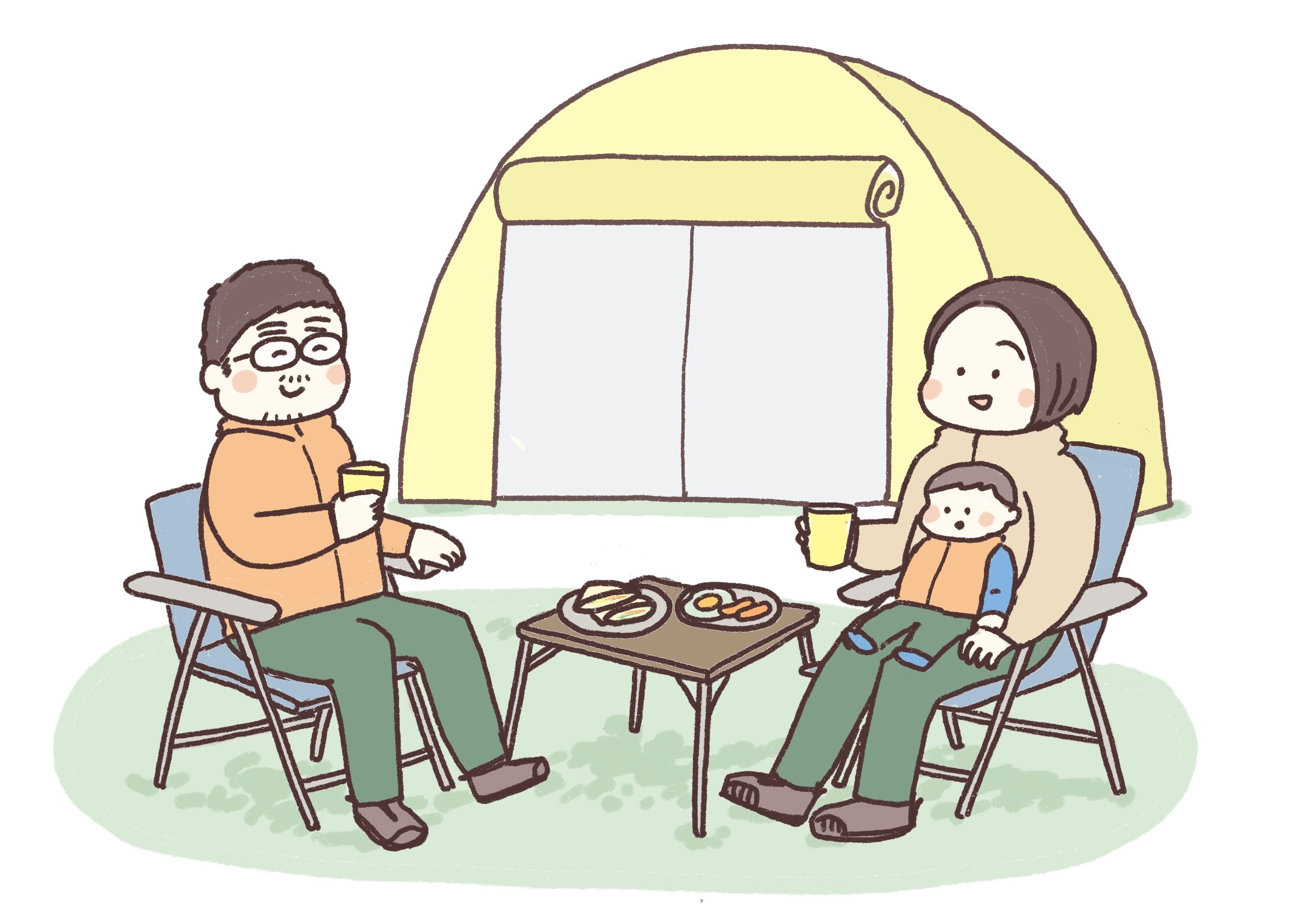 赤ちゃんと一緒にキャンプ!いつからいいの?