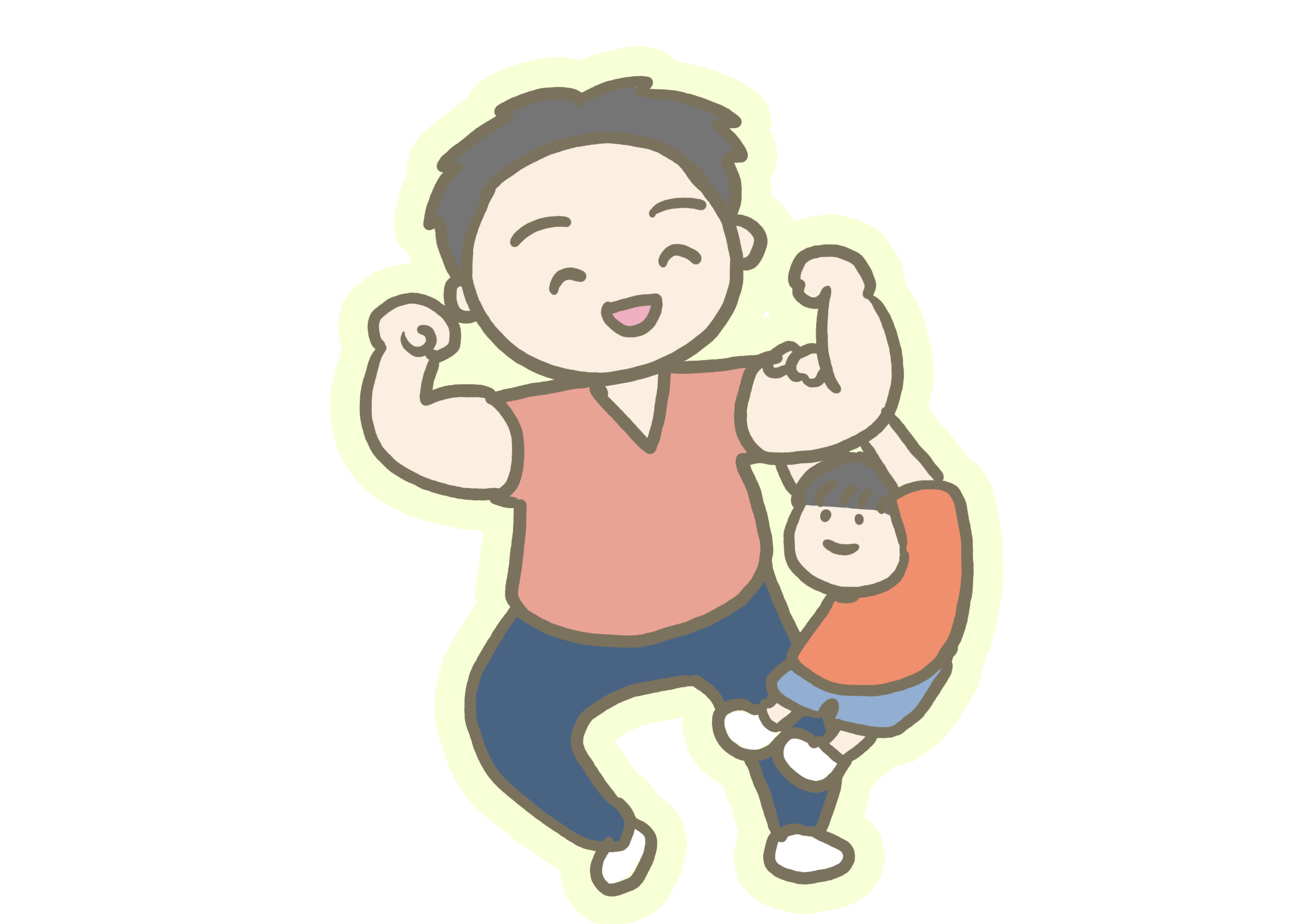 〇〇遊びは、得意なパパとしよう!