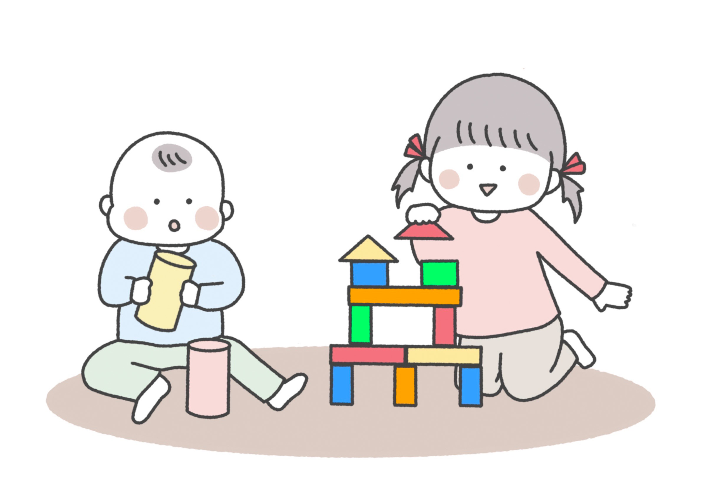 手先が器用に！積み木やブロックで遊ぼう！