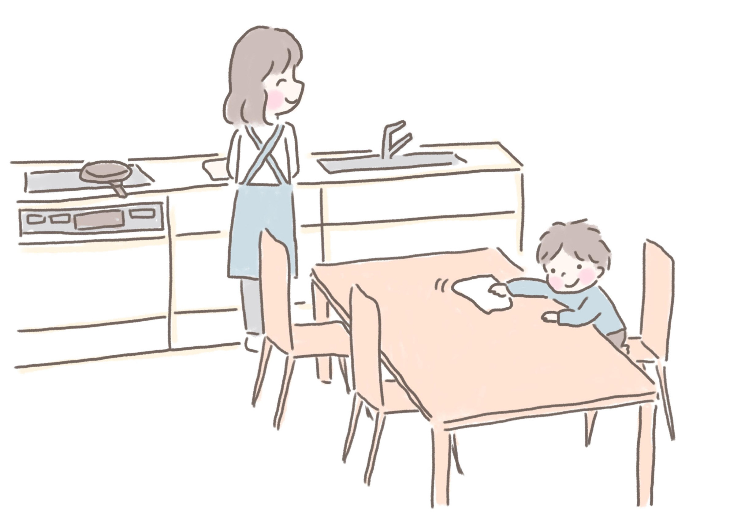 子どもが簡単にできる、はじめてのお手伝い！