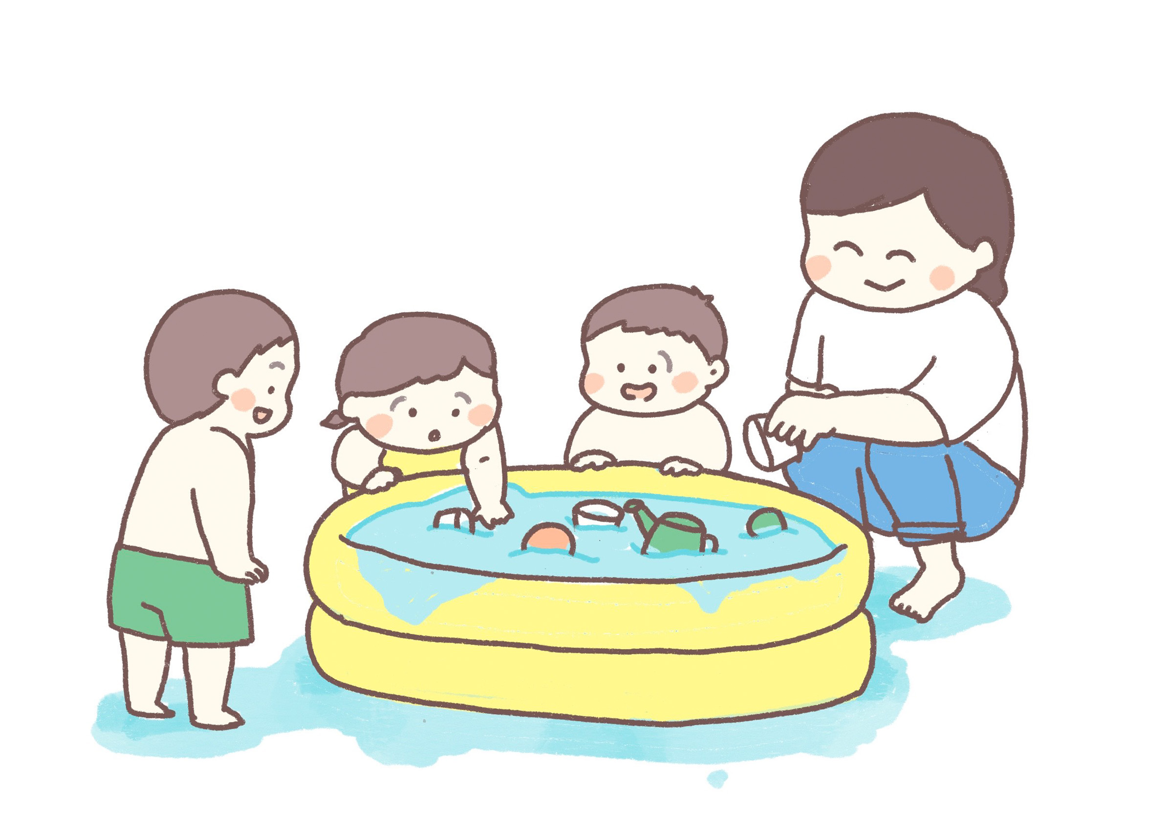 ママ保育士に聞く～低年齢児の保育園での水遊び～