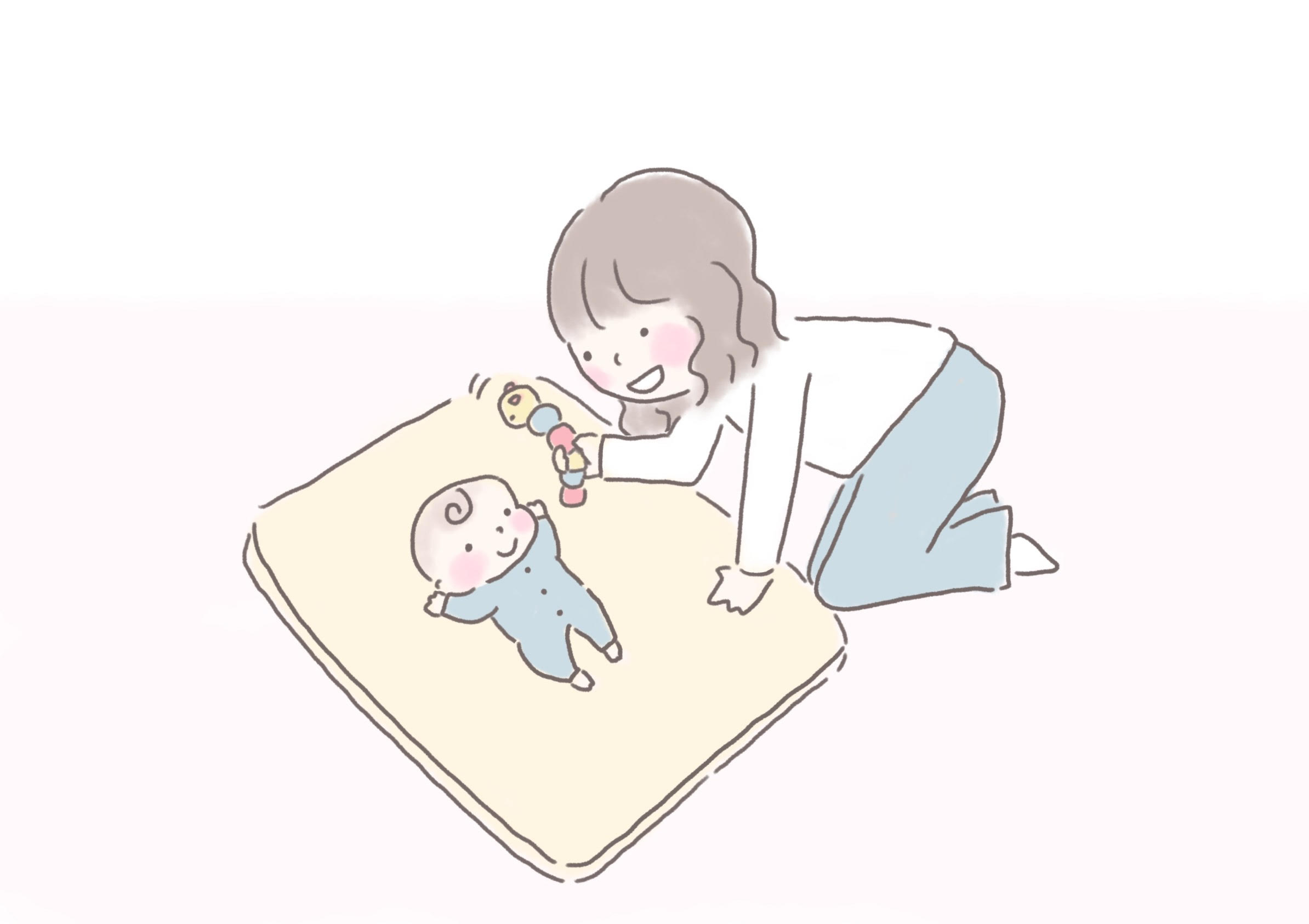 赤ちゃんおすすめ遊び3選～ねんね期～