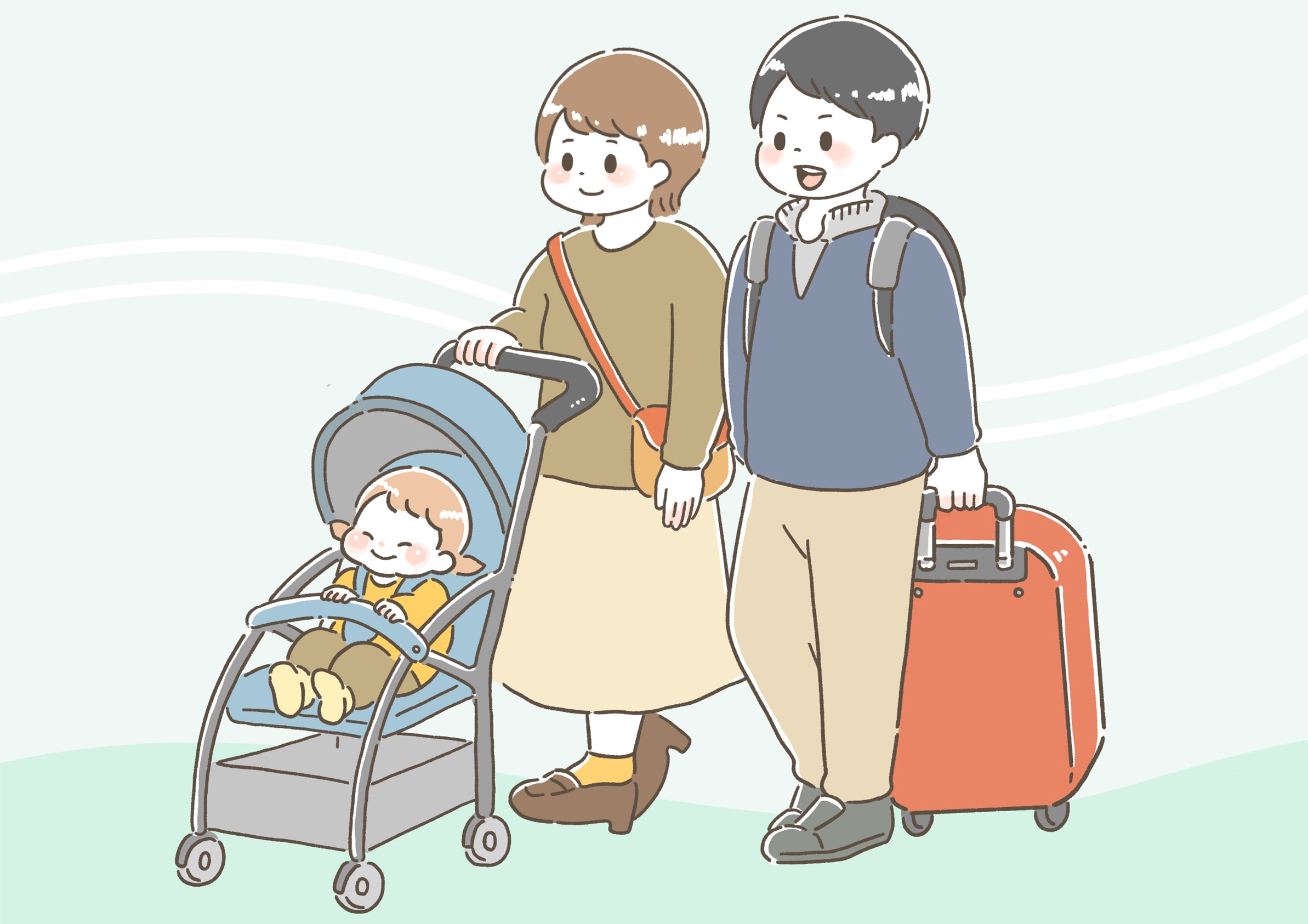 赤ちゃんとの家族旅行!持ち物は何が必要?