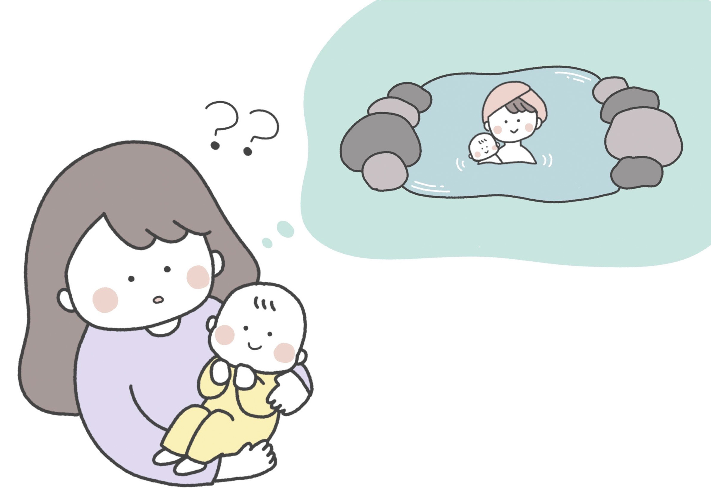赤ちゃんはいつから温泉に入れるの?