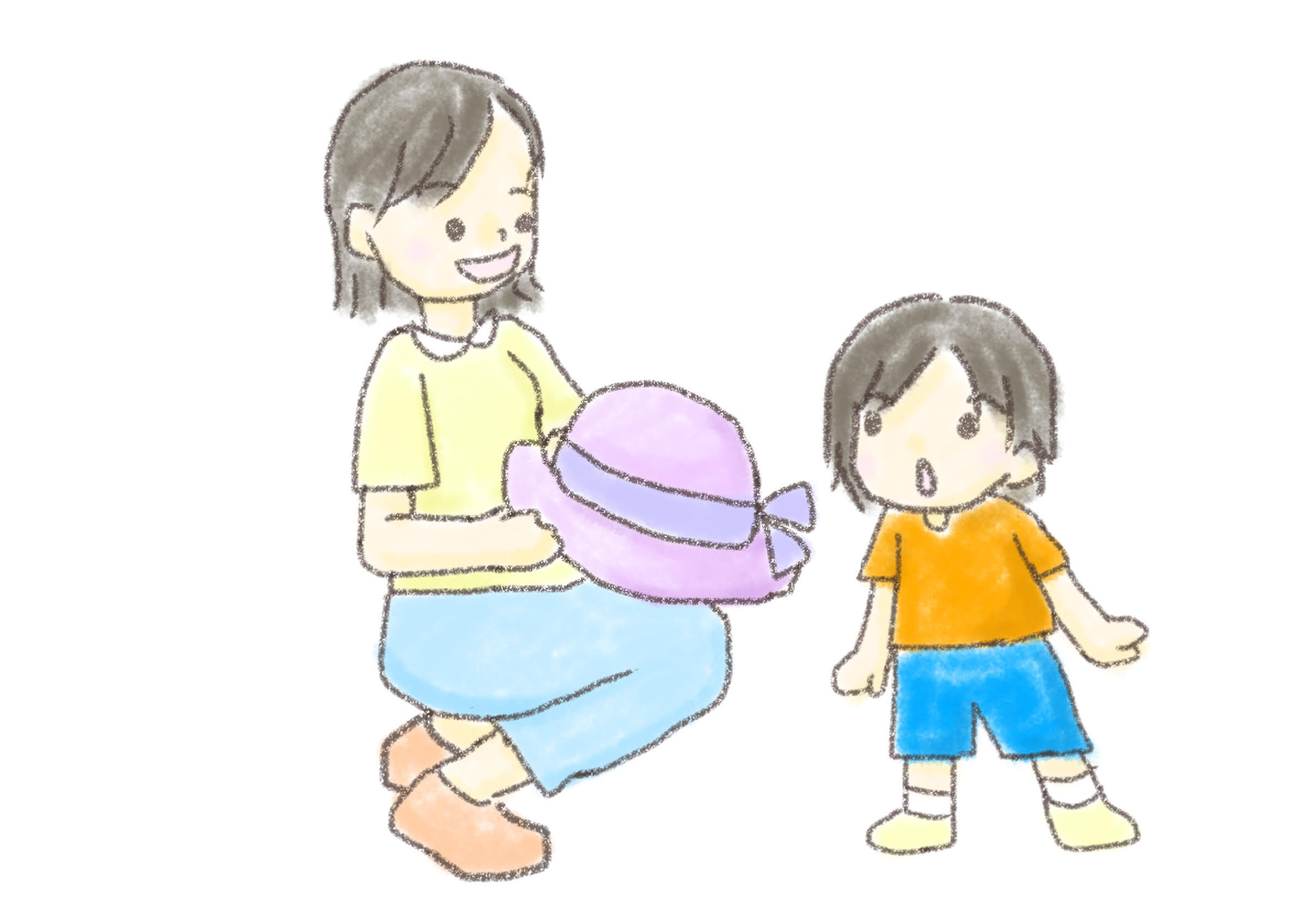 帽子を嫌がる子どもに試してほしい方法