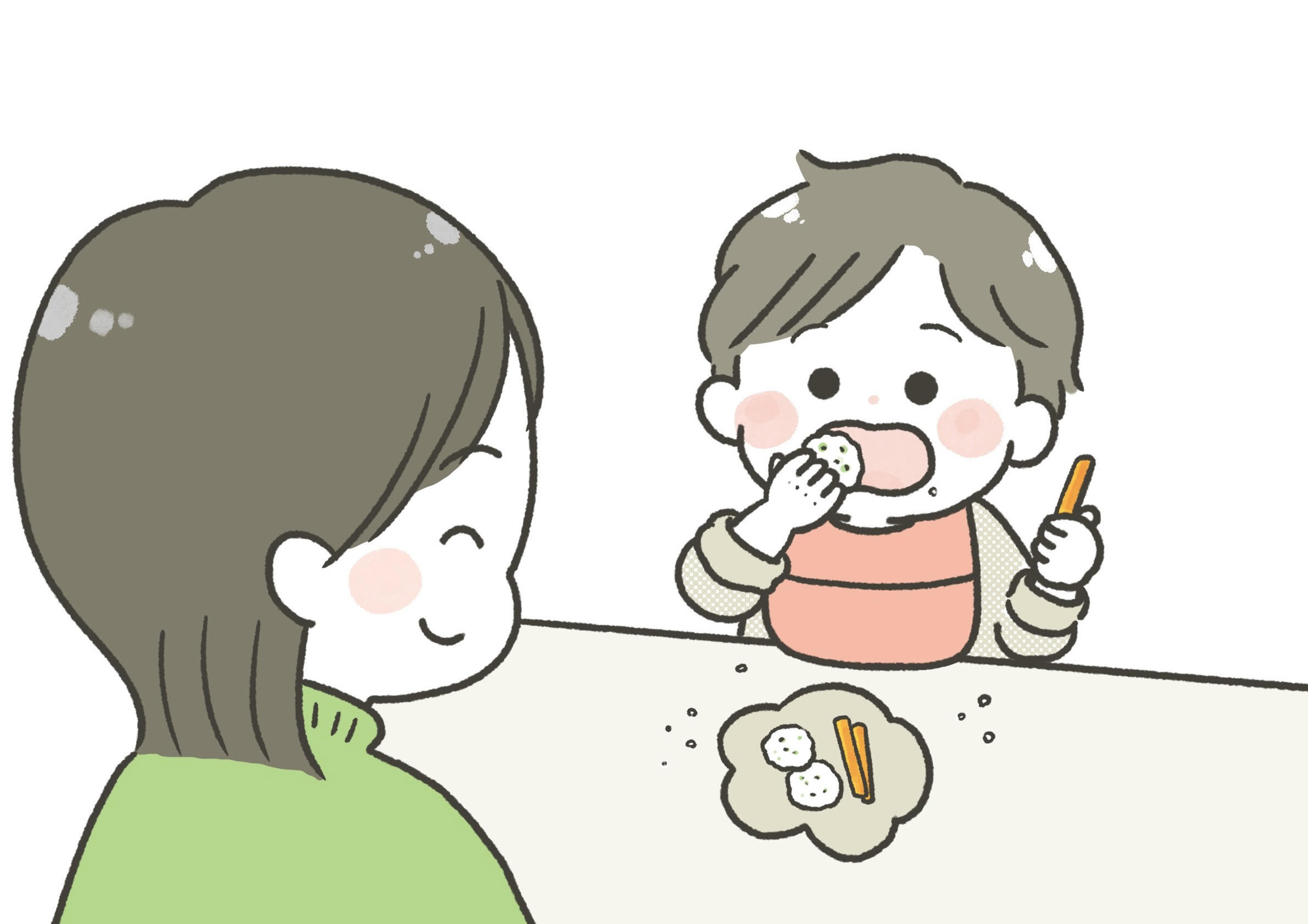 手づかみ食べはいつから始める？