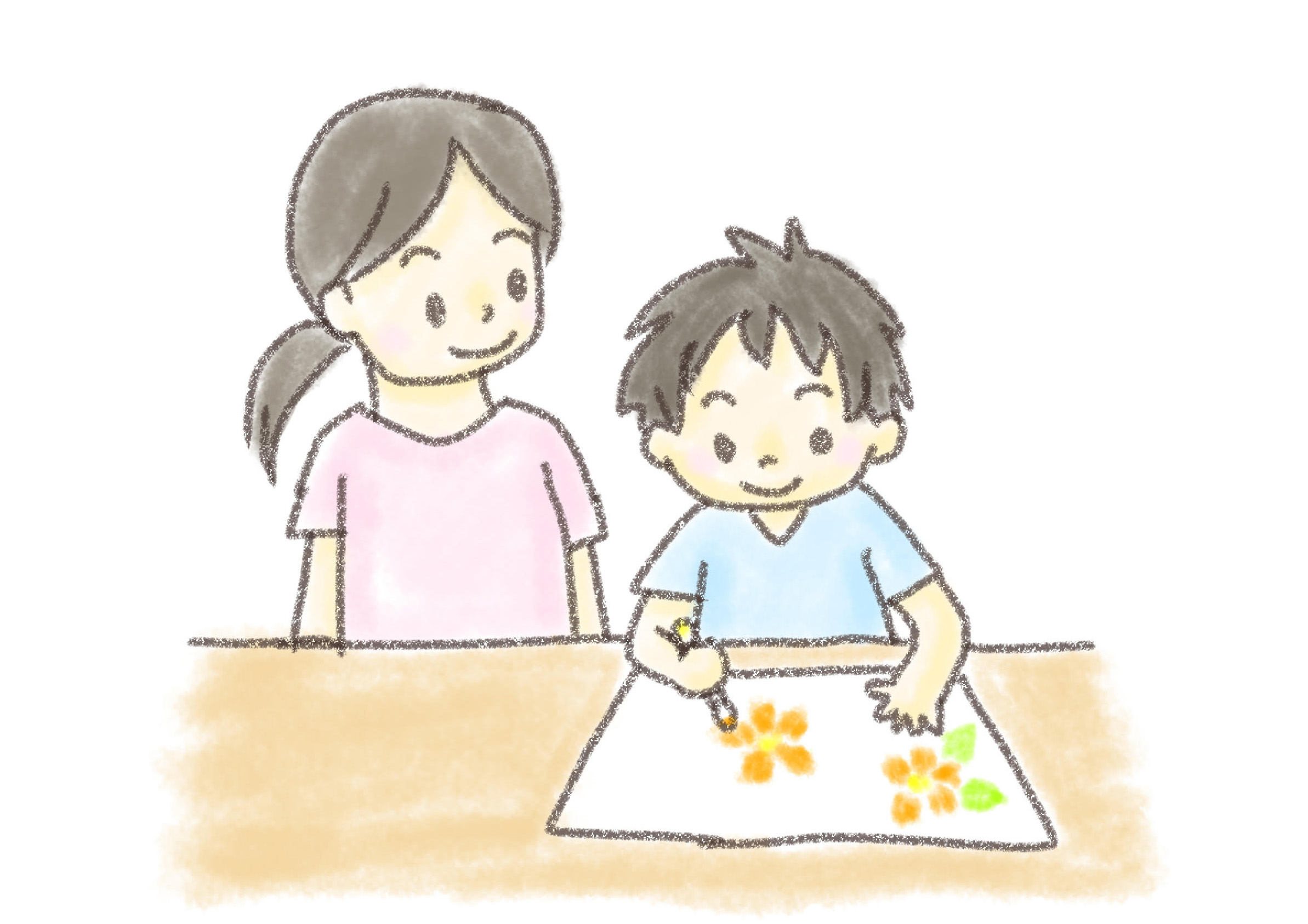 想像力を育もう！身近なもので楽しくお絵描き