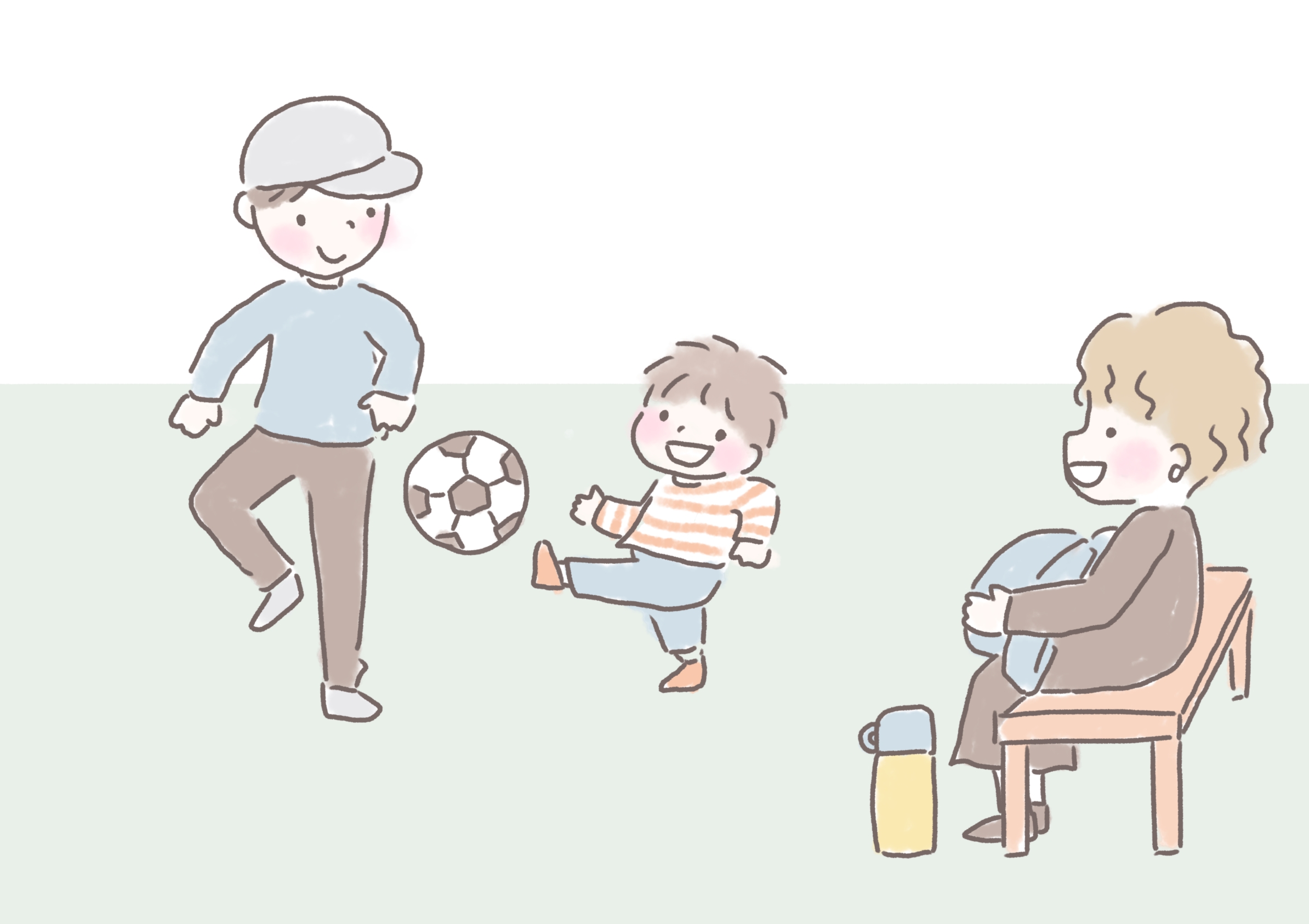 親子で遊ぶ時のママとの分担～先輩パパの体験談～