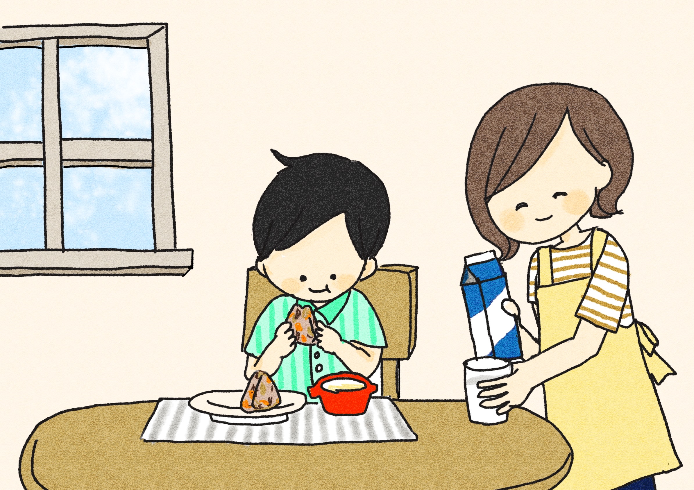 朝ごはん、何を食べている？