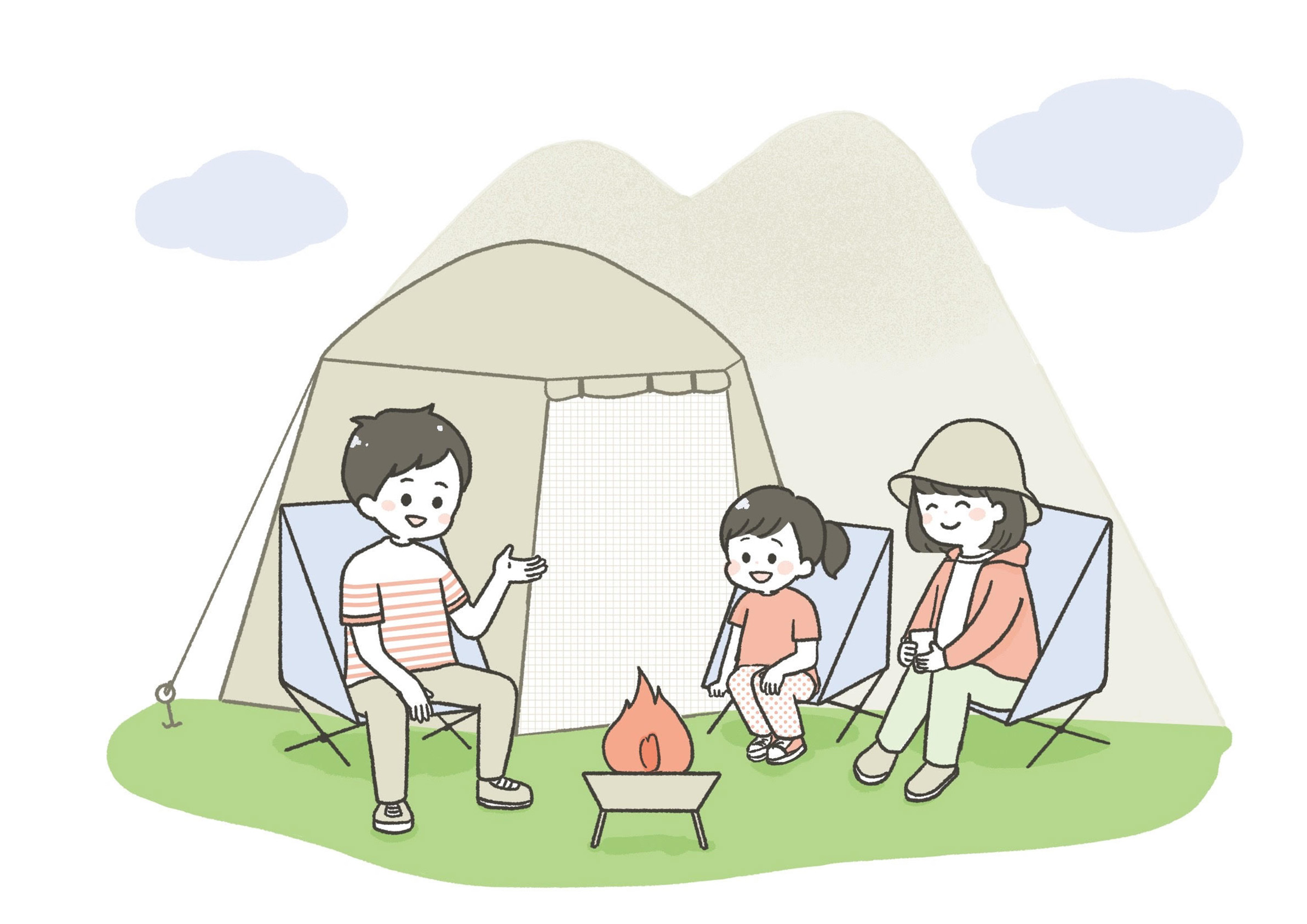 家族でキャンプを楽しもう！