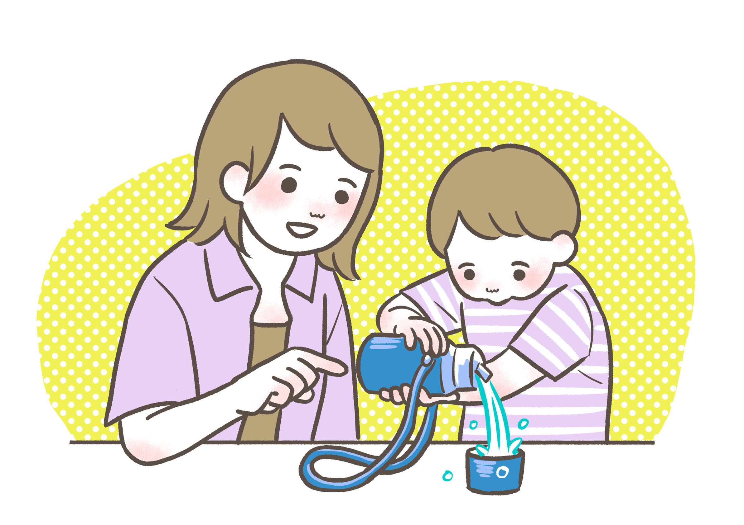 子どもに水筒での飲み方と扱い方を教えるポイント