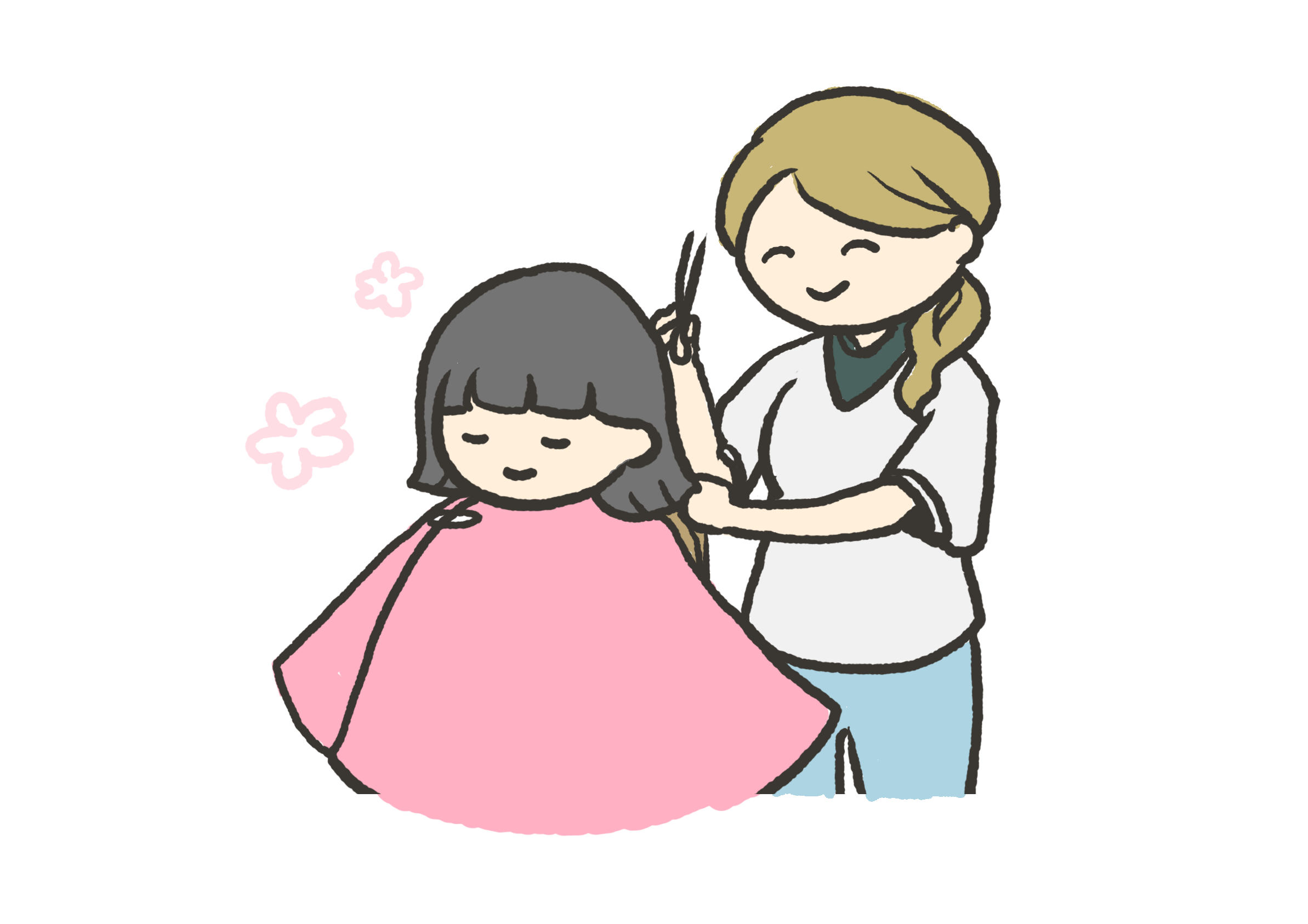 子どもの髪の毛セルフカット法